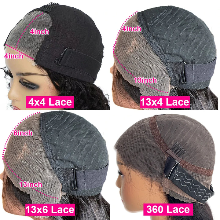 400 Density Bouncy Curly Super Double Drawn Glueless Wigs Human Hair 13x6 HD Lace Frontal Wig Preplucked Wear And Go HD Lace Wig